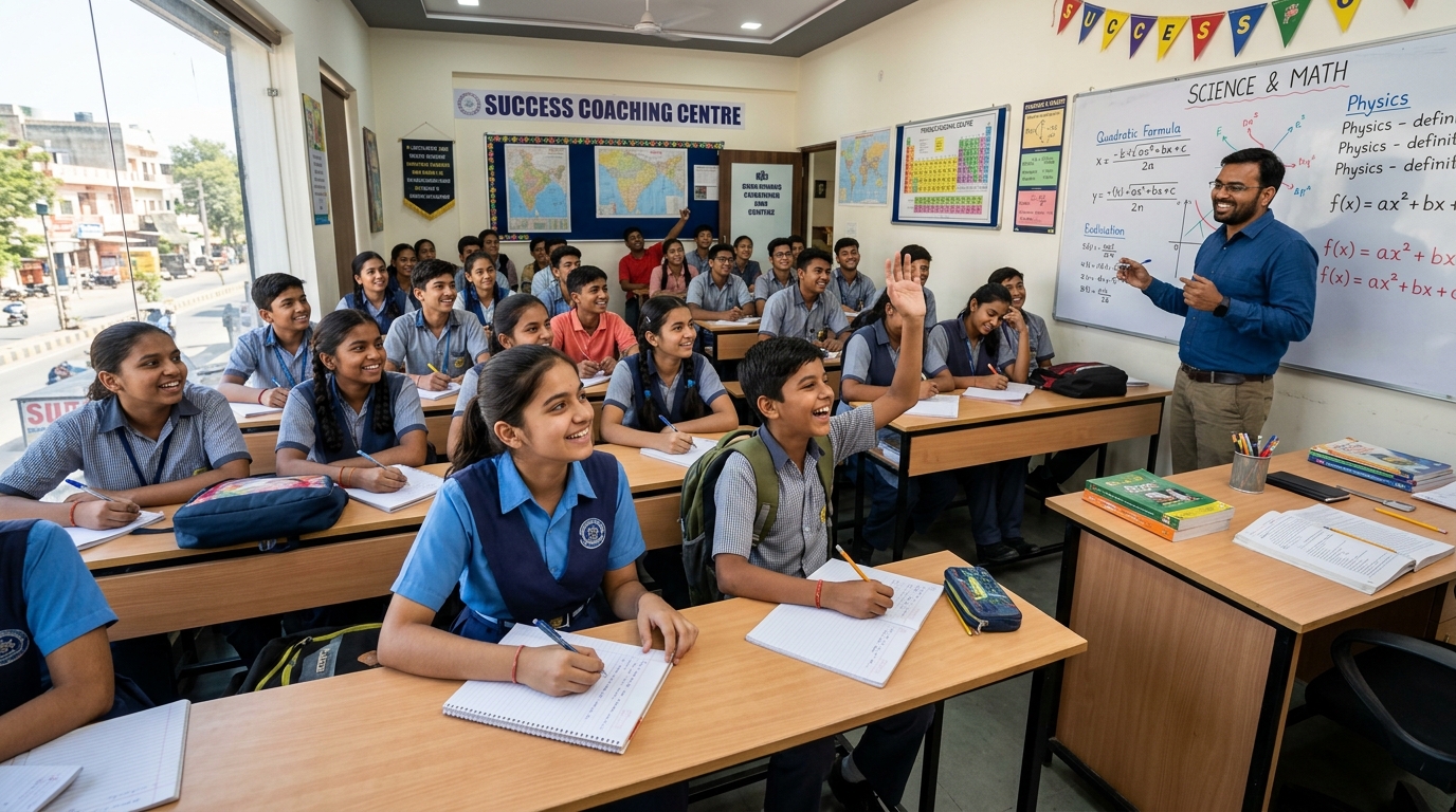 Interactive Classroom at ZARA Coaching Institute Ladnun