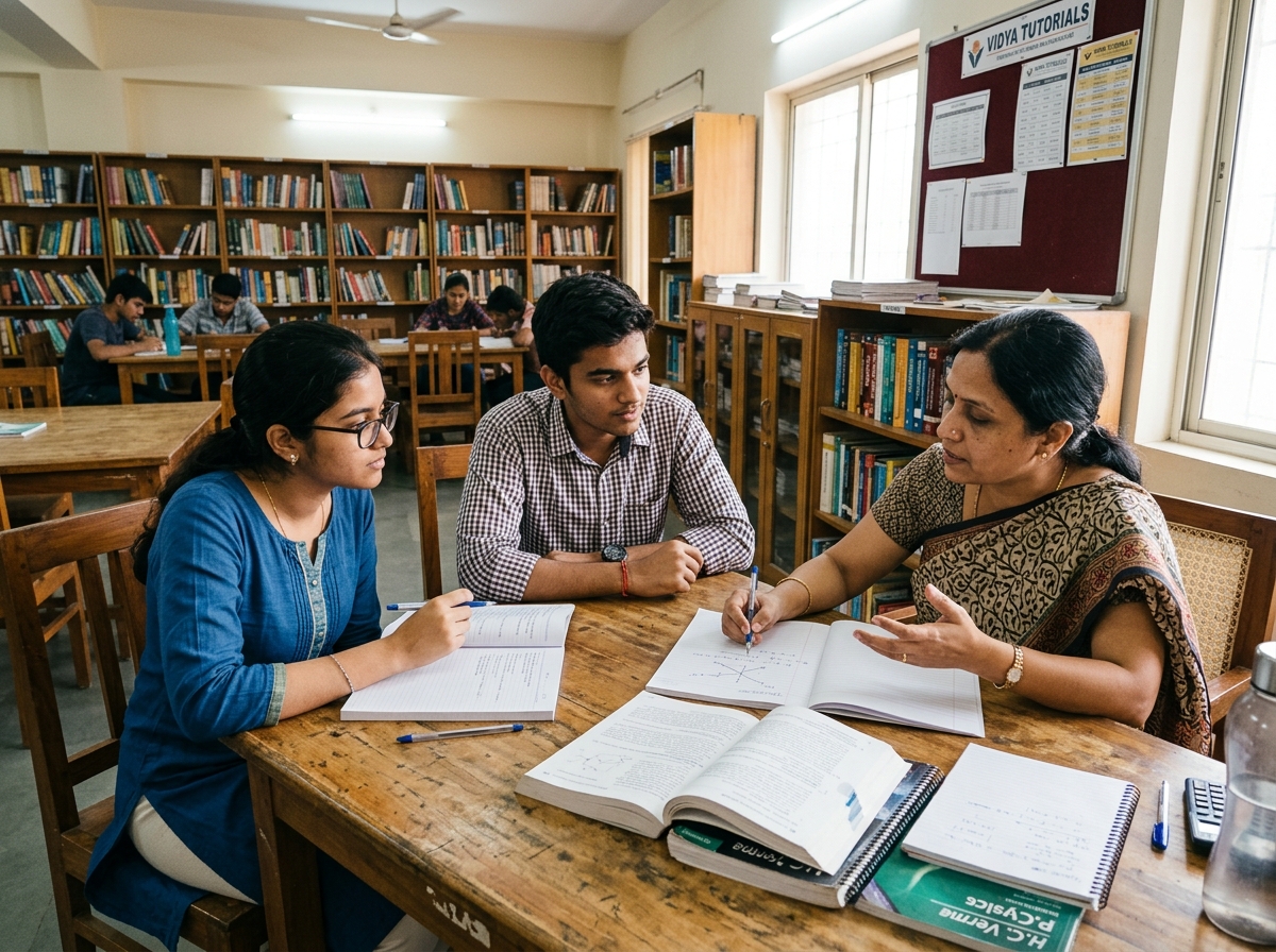 1-on-1 Doubt Solving Session in Library