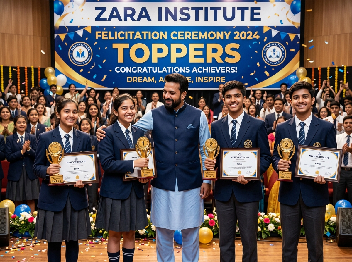 ZARA Institute Toppers Felicitation Ceremony